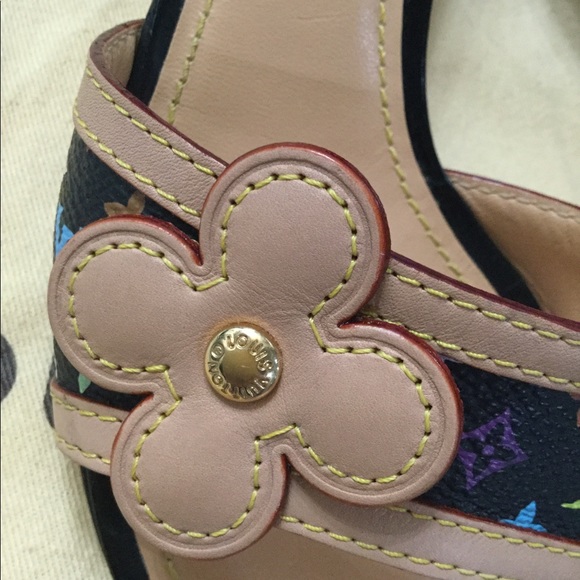 Louis Vuitton/murakami sandals - Picture 6 of 9
